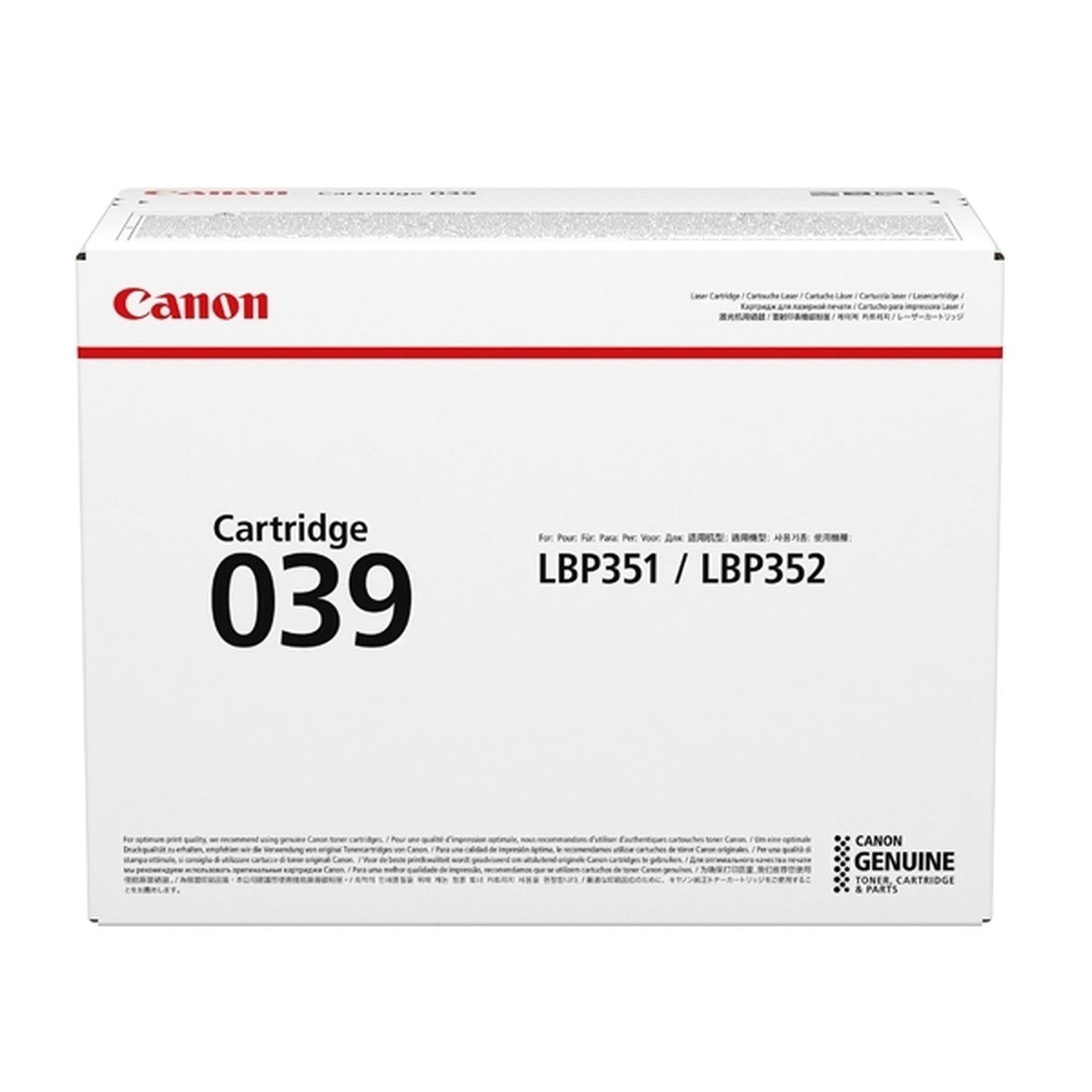 Toner compatible premium Canon 0287C001 / 039 - noir