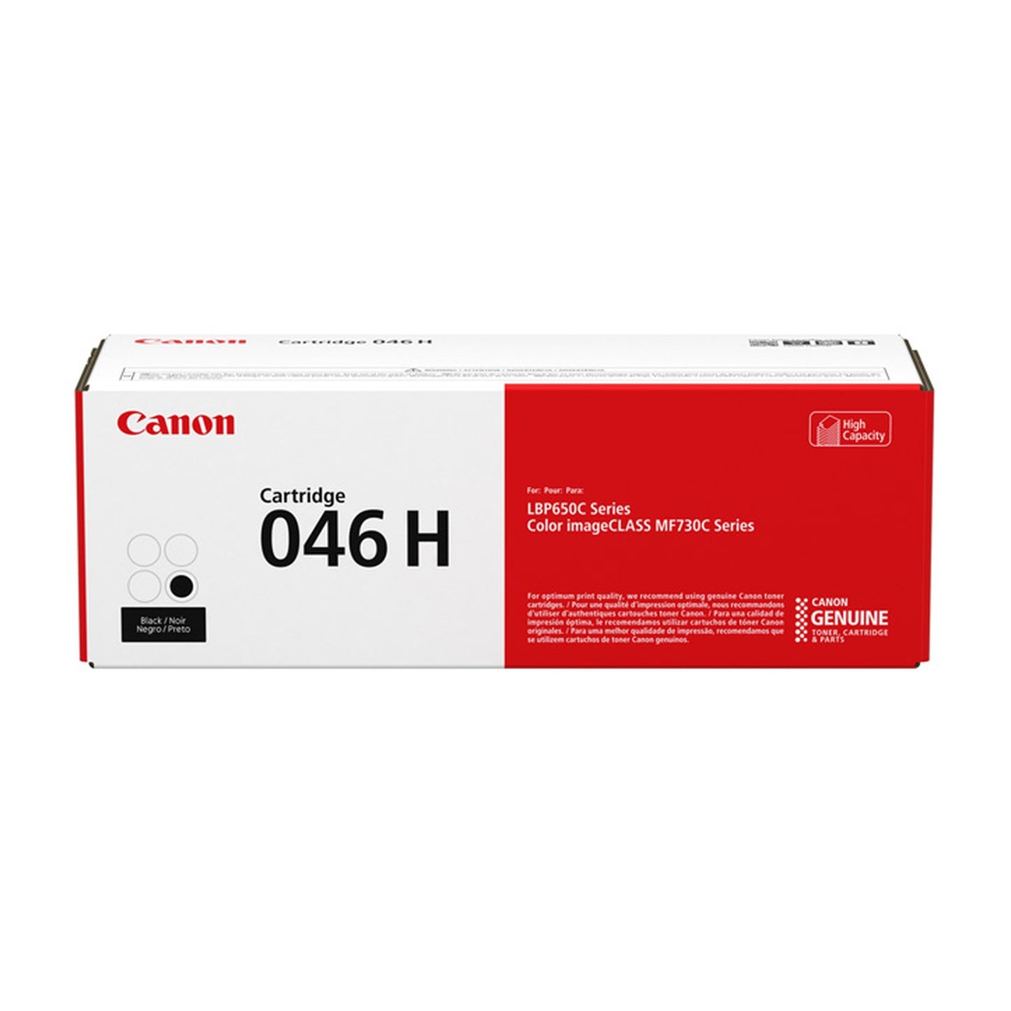 Toner compatible premium Canon 1254C002 / 046H - noir
