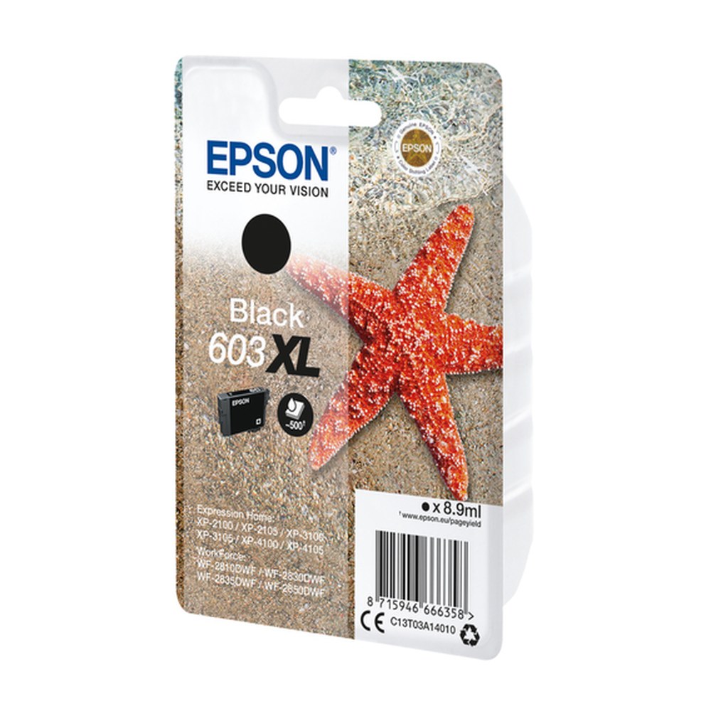 Cartouche compatible premium Epson C13T03A14010 / 603XL - noire