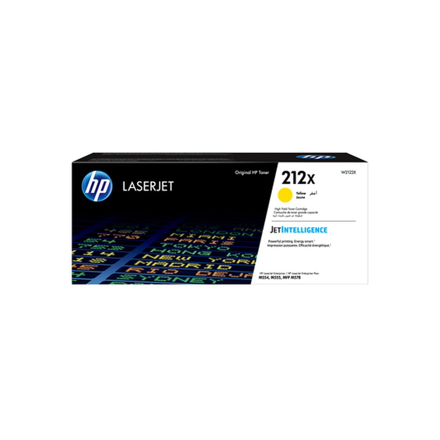 Toner compatible premium HP W2122X / 212X - jaune