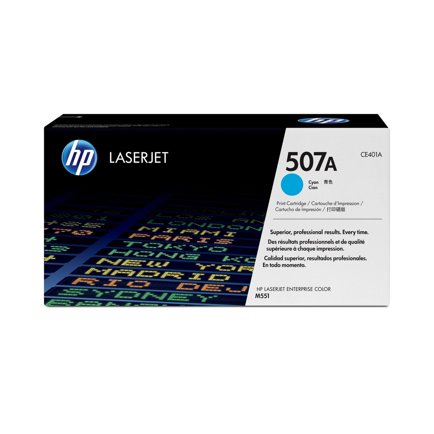 Toner compatible premium HP CE401A / 507A - cyan
