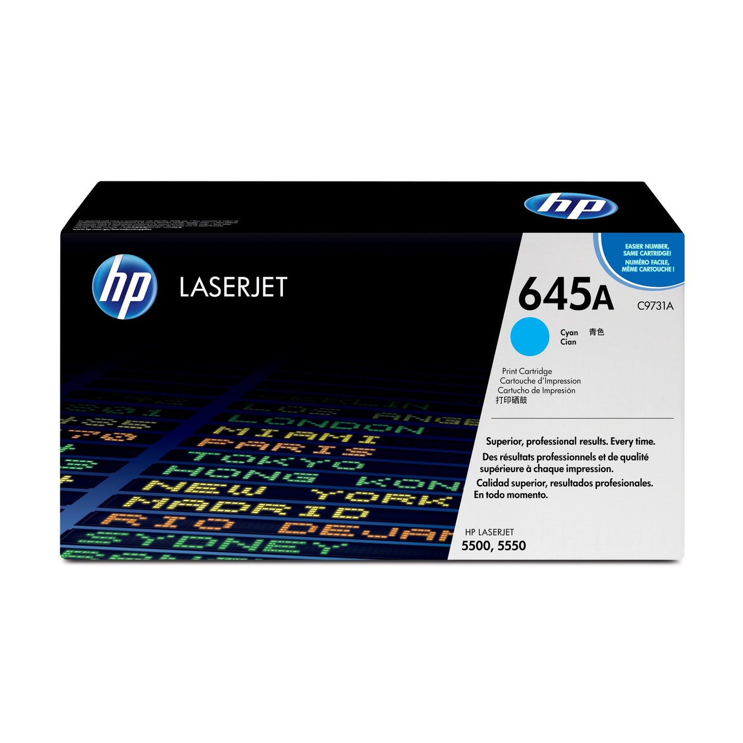 Toner compatible premium HP C9731A / 645A - cyan