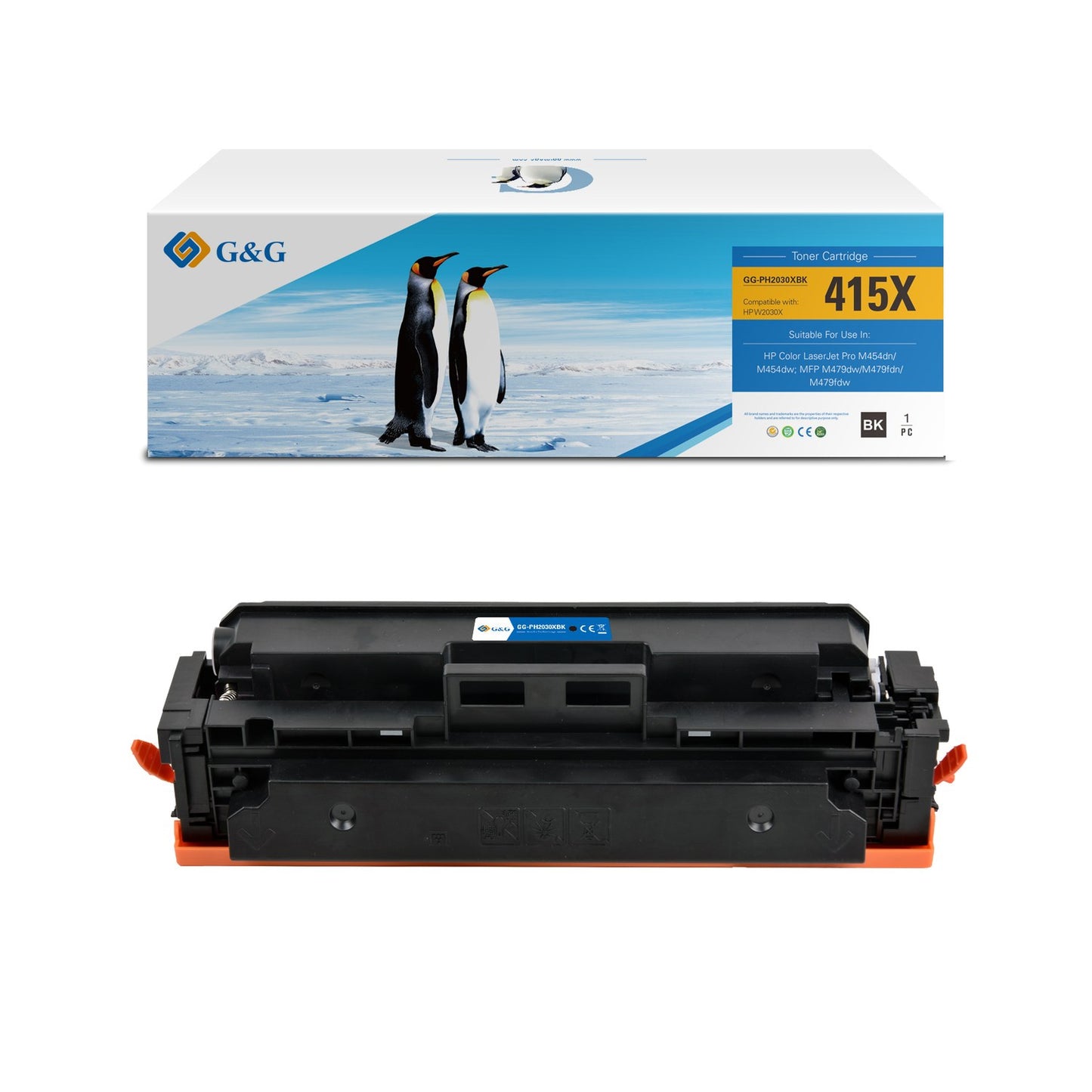 Toner compatible premium HP W2030XC / 415X - noir