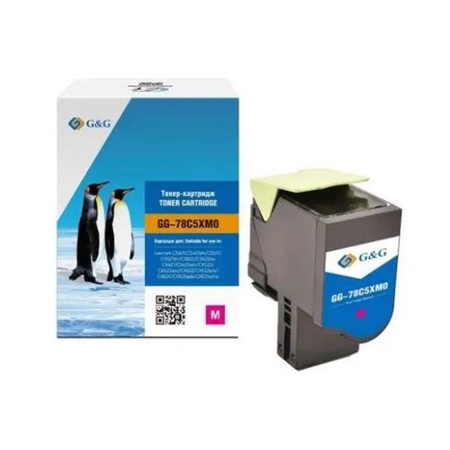 Toner compatible premium Lexmark 78C2XM0 - magenta