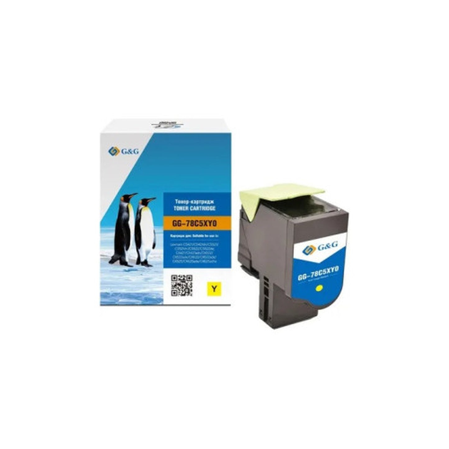 Toner compatible premium Lexmark 78C2XY0 - jaune