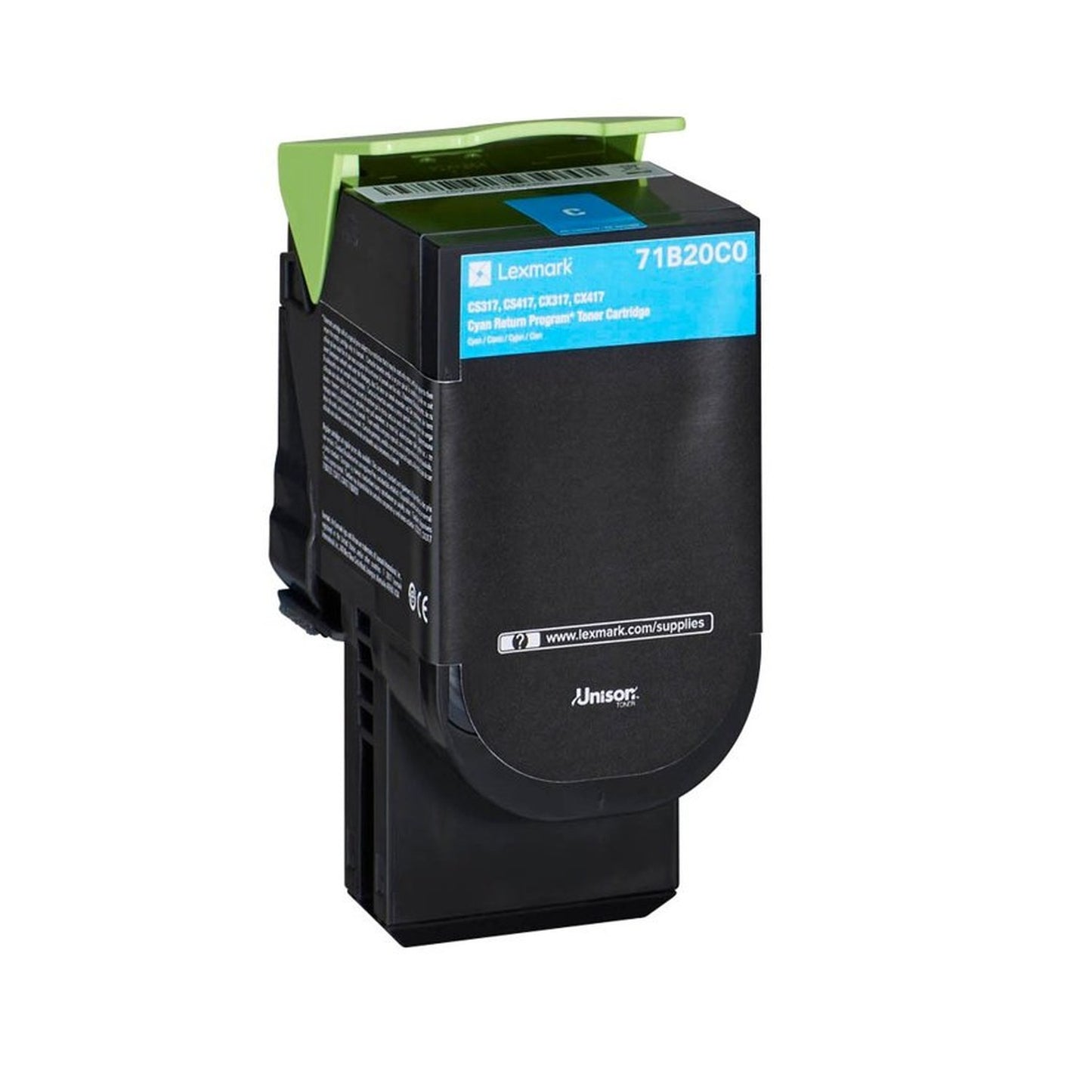 Toner compatible premium Lexmark 71B20C0 - cyan