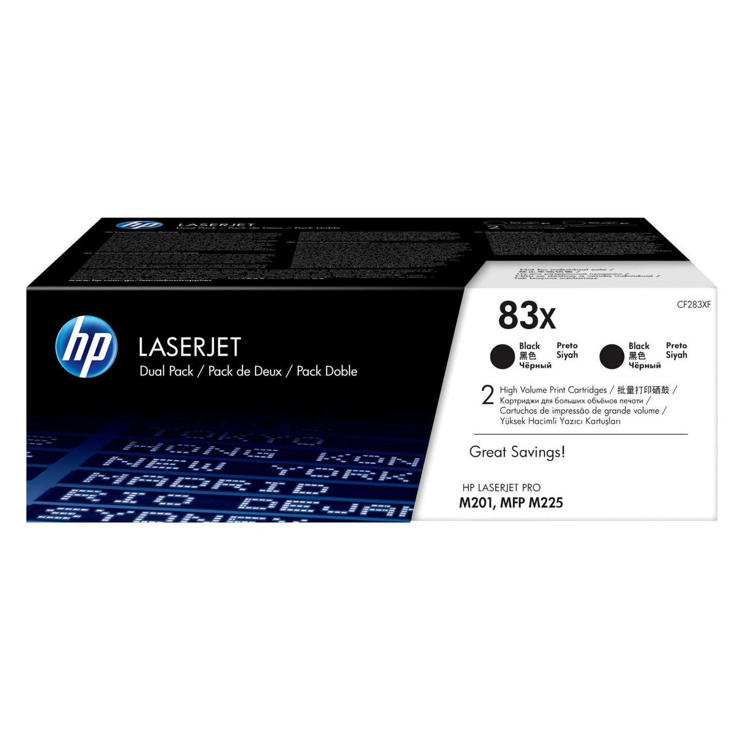 Toner compatible premium HP CF283XD / 83X - noir - pack de 4