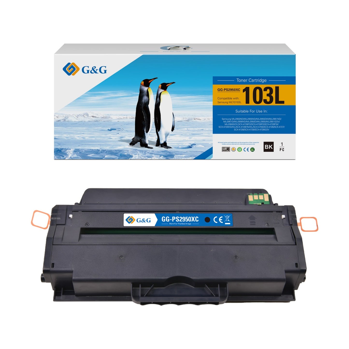 Toner compatible premium Samsung MLTD103LELS / 103L - noir