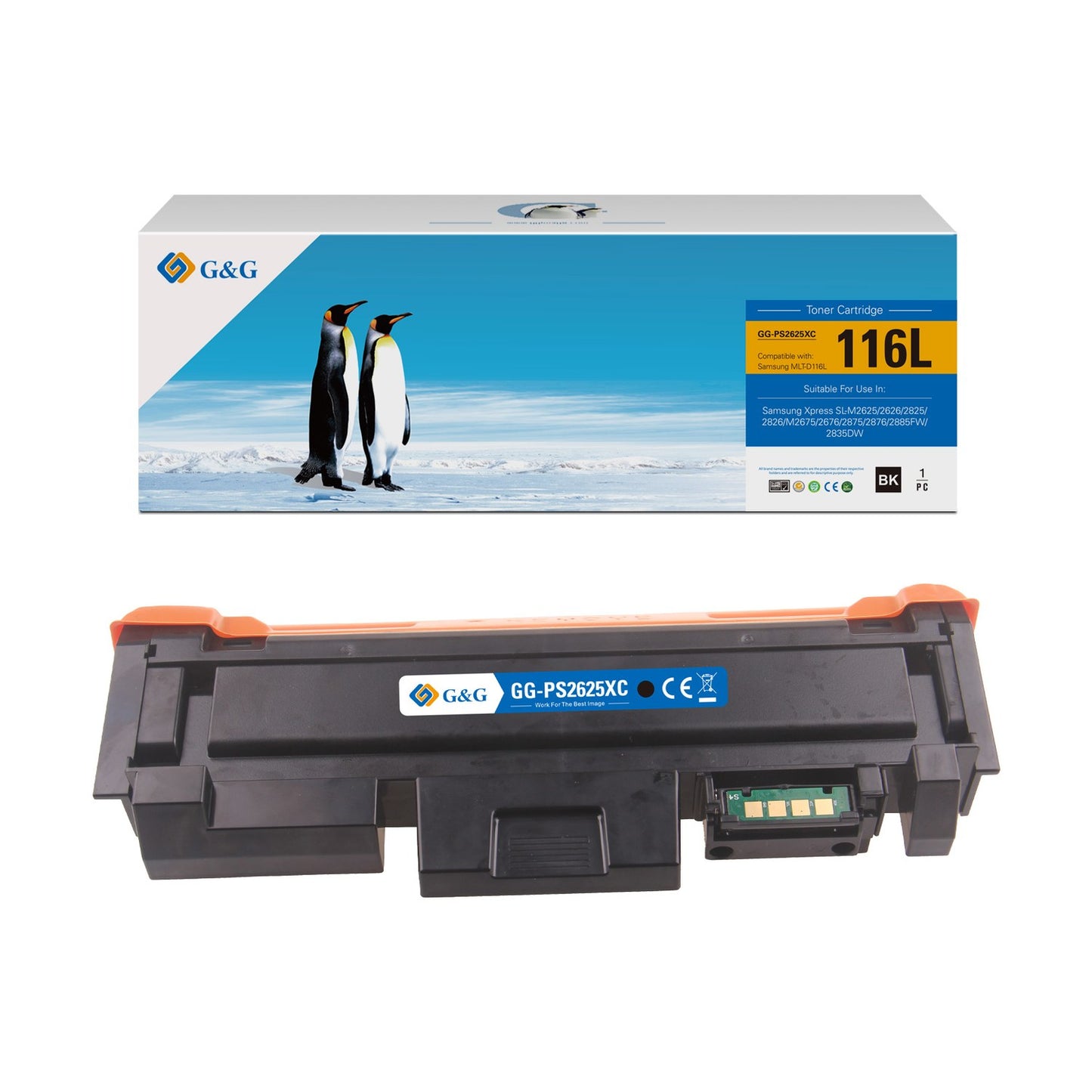 Toner compatible premium Samsung MLTD116LELS / 116L - noir