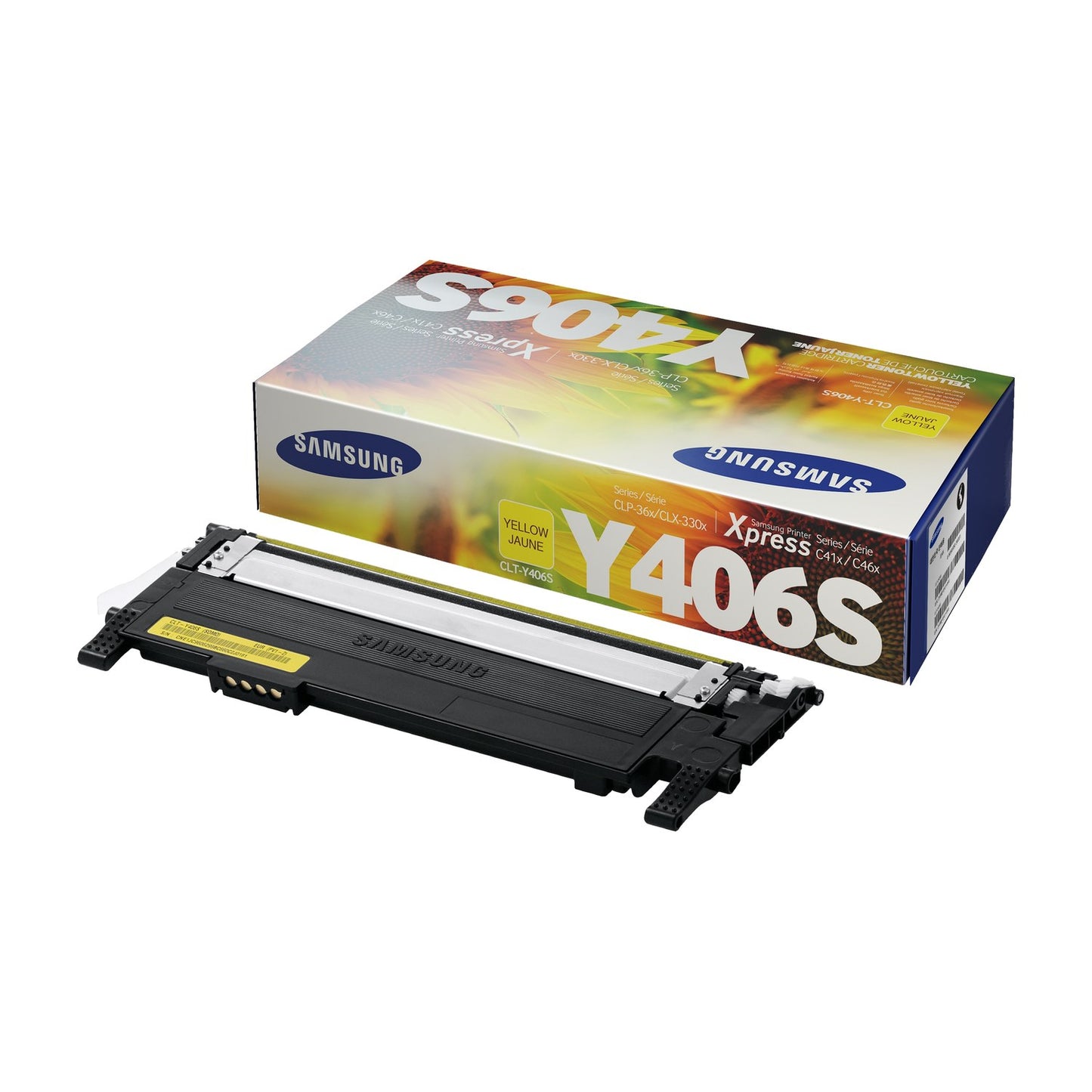Toner compatible premium Samsung CLTY406SELS / Y406 - jaune