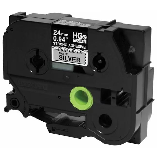 Ruban cassette d'origine Brother HGEM931V5 - multipack 5 couleurs : noir, argenté