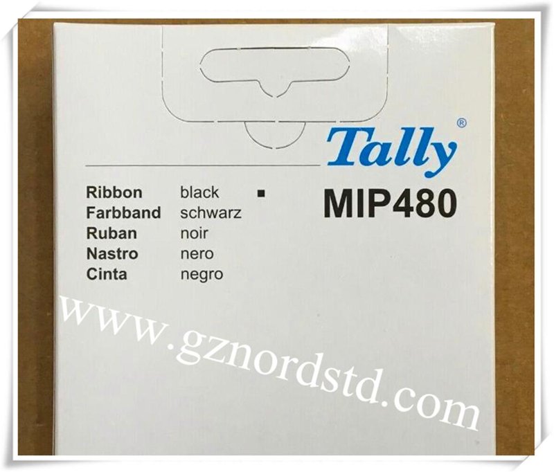 Ruban d'origine Tally Genicom MIP480KA - noir