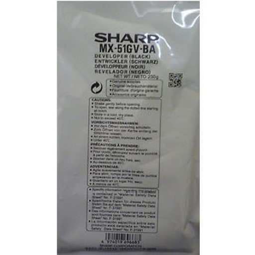 Développeur d'origine Sharp MX51GVBA - noir