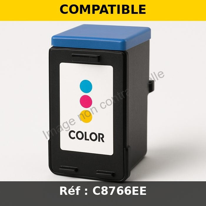 Cartouche compatible HP C8766EE / 343 - multicouleur