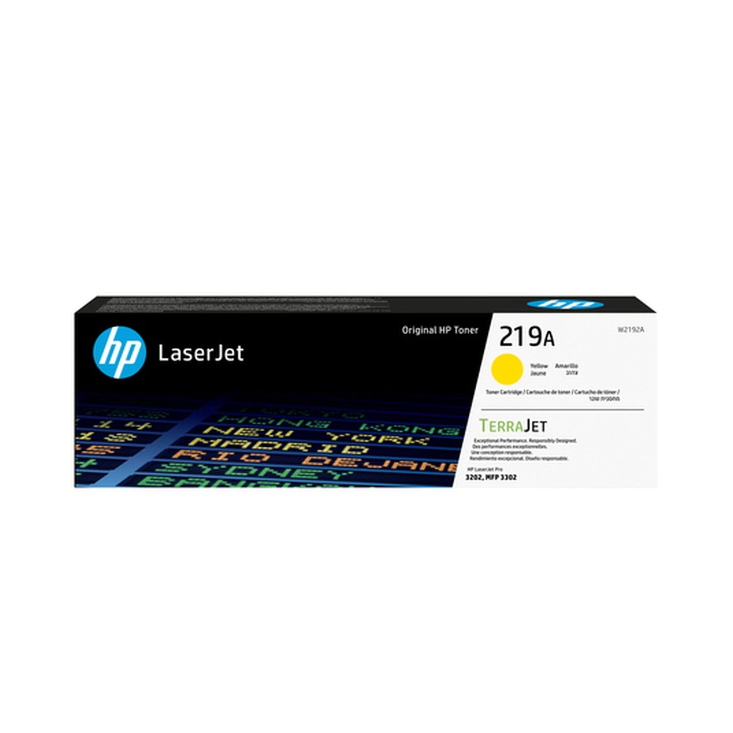 Toner d'origine HP W2192A / 219A - jaune