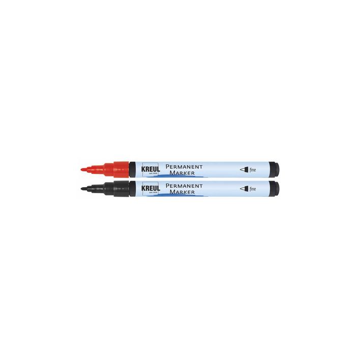 KREUL Marqueur permanent, fine, rouge