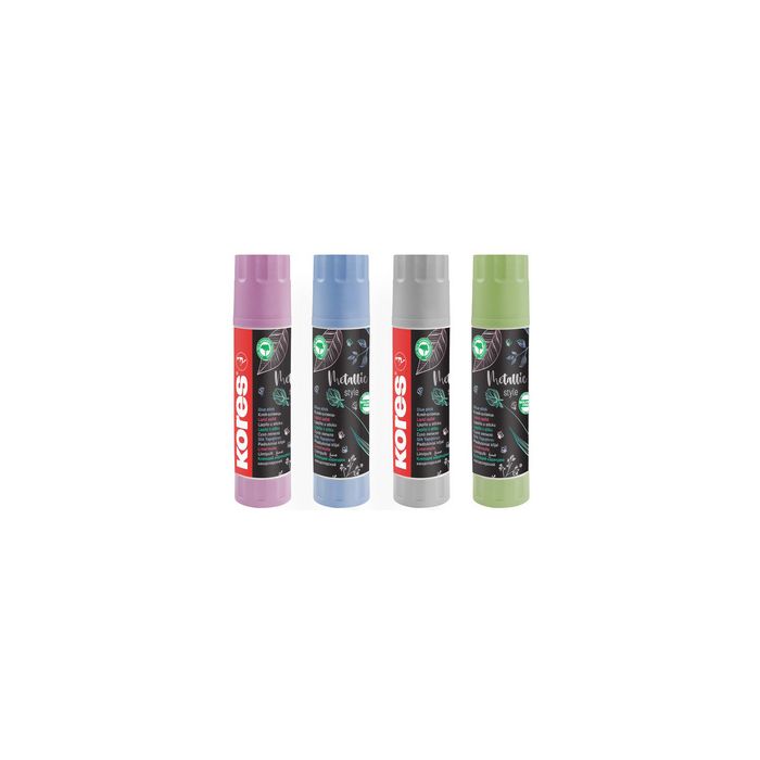 Kores Bâton de colle "Metallic Style", 20 g, sans solvant
