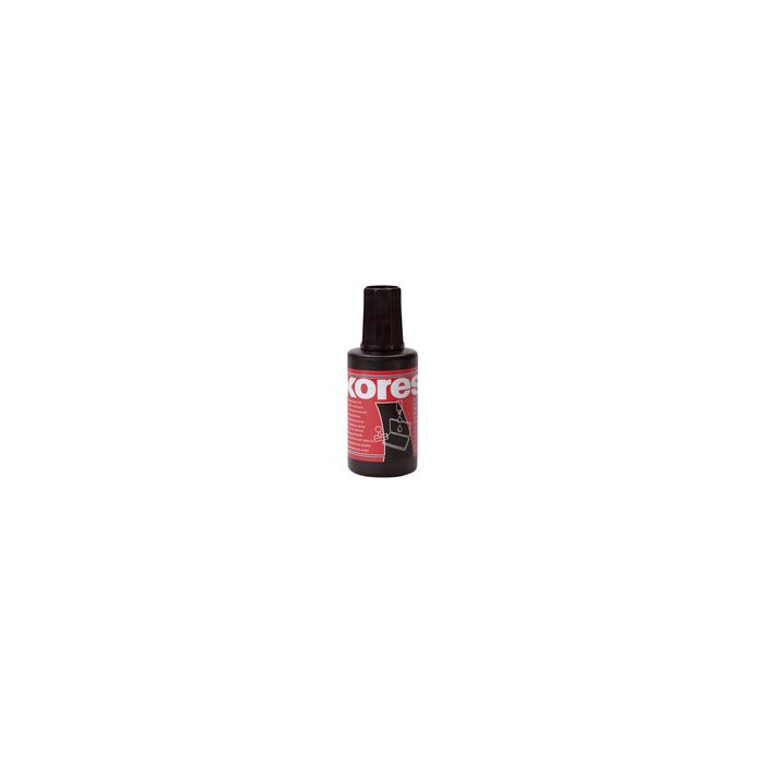 Kores Encre pour tampon encreur, contenu: 27 ml, noir