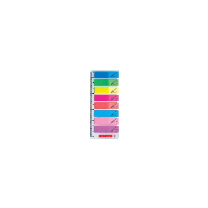 Kores Index "Signer ici"- film, 12 x 45 mm, 8 x 25 feuillets