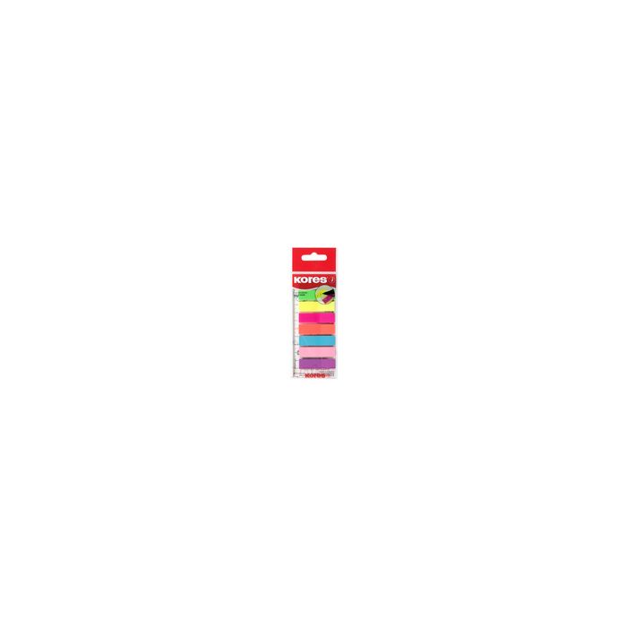 Kores Marque-pages repositionnable en film, 12 x 45 mm,