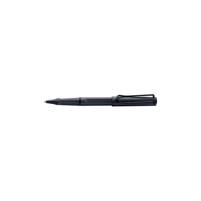 LAMY Stylo roller safari steel black, avec cartouche d'encre