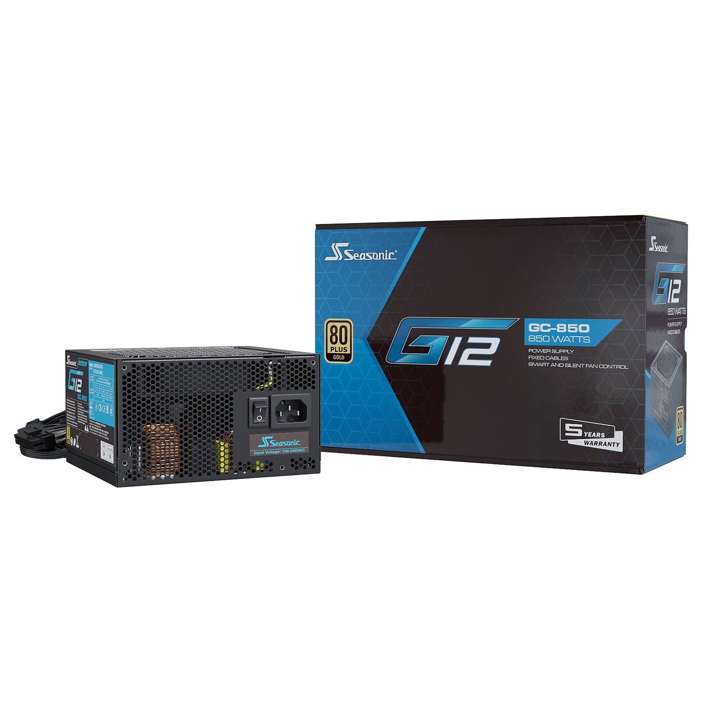 Alimentation ATX Seasonic G12 GC - 850W (Noir)