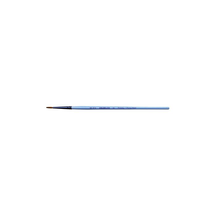 LEFRANC BOURGEOIS Pinceau poney rond, N.8, corps en bois x12
