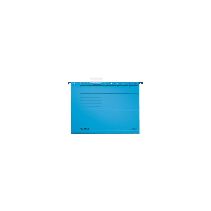 LEITZ ALPHA Hängemappe, A4, seitlich offen, blau x5