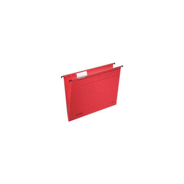 LEITZ ALPHA Hängemappe, A4, seitlich offen, rot x5