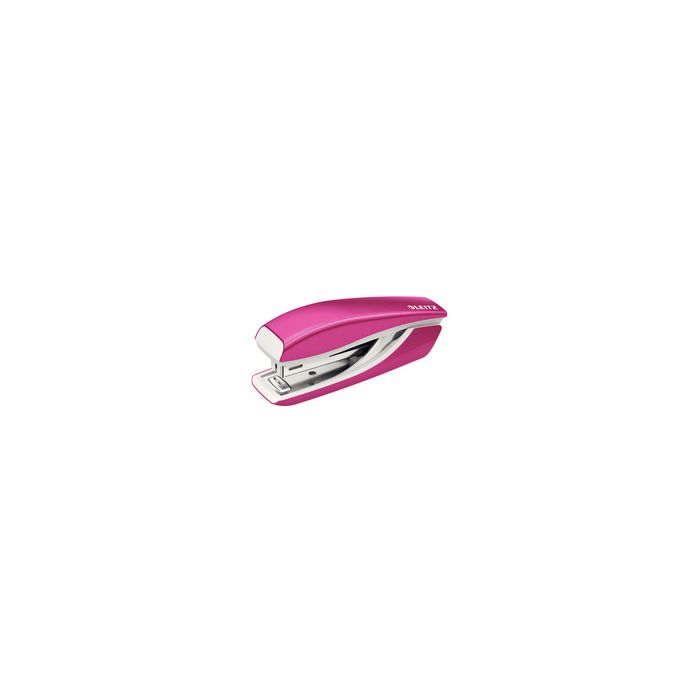 LEITZ Agrafeuse Mini Nexxt WOW 5528, en boîte, rose métal