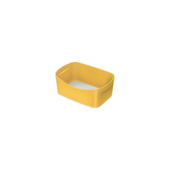 LEITZ Bac de rangement My Box Cosy, A5, jaune/gris clair