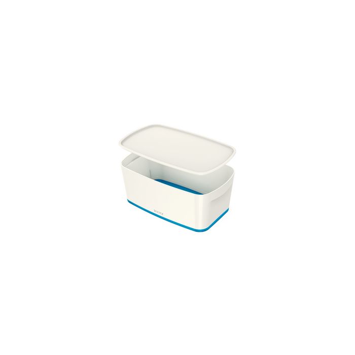 LEITZ Boîte de rangement My Box, 5 litres, blanc / bleu