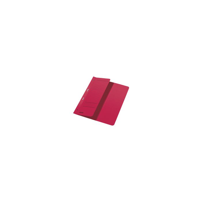 LEITZ Chemise à oeillets, carton manille, A4, rouge x50
