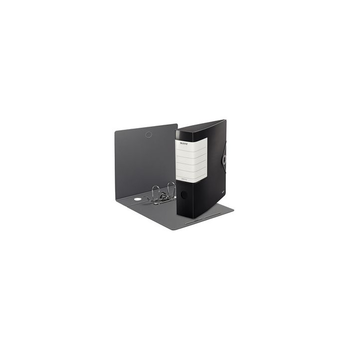 LEITZ Classeur Solide, 180 degrés, 82 mm, noir