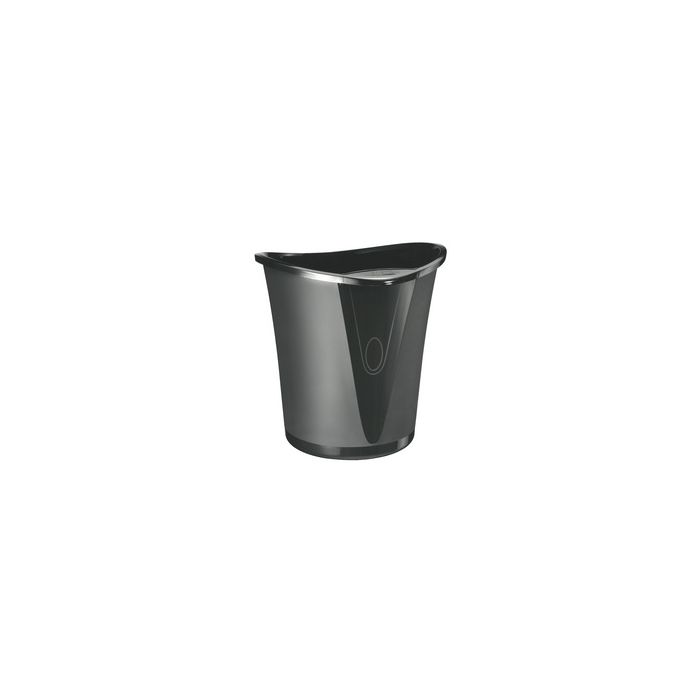 LEITZ Corbeille à papier Allura, en plastique, 18 l, noir