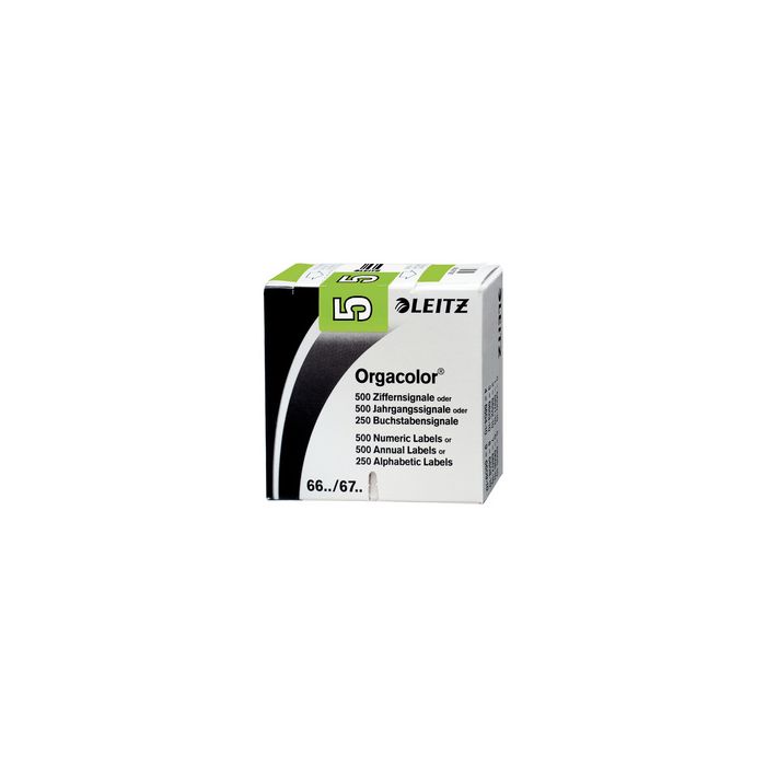 LEITZ Etiquette numérique Orgacolor "5", rouleau, vert clair