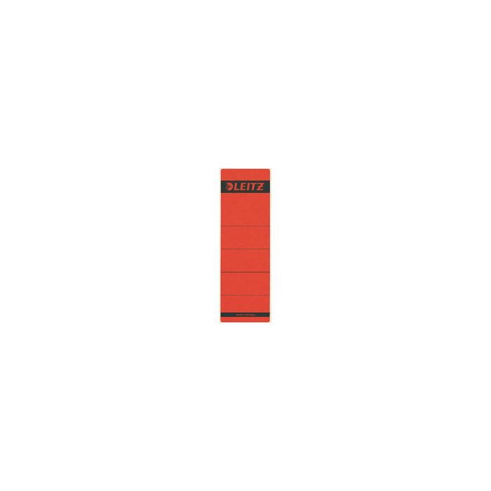 LEITZ Etiquette pour dos de classeur, 61 x 192 mm, rouge