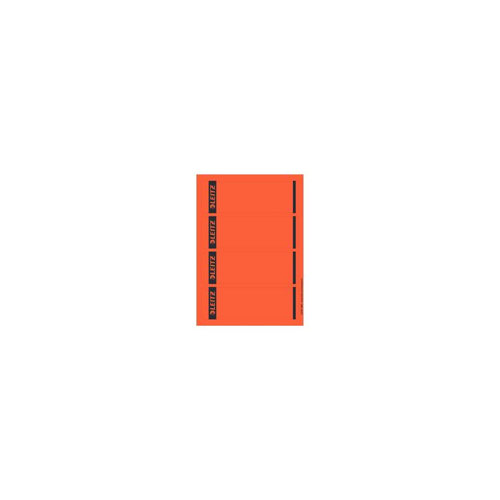 LEITZ Etiquette pour dos de classeur, 61 x 192 mm, rouge