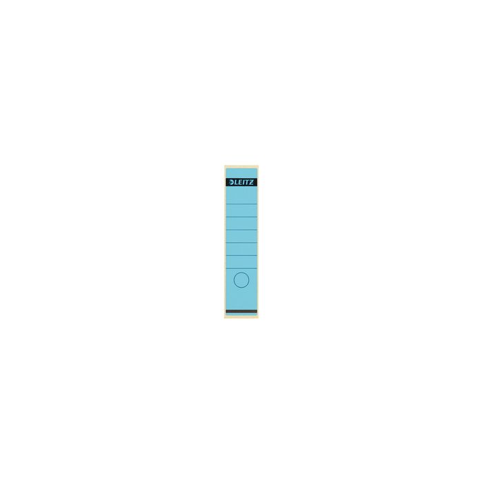 LEITZ Etiquette pour dos de classeur, 61 x 285 mm, bleu