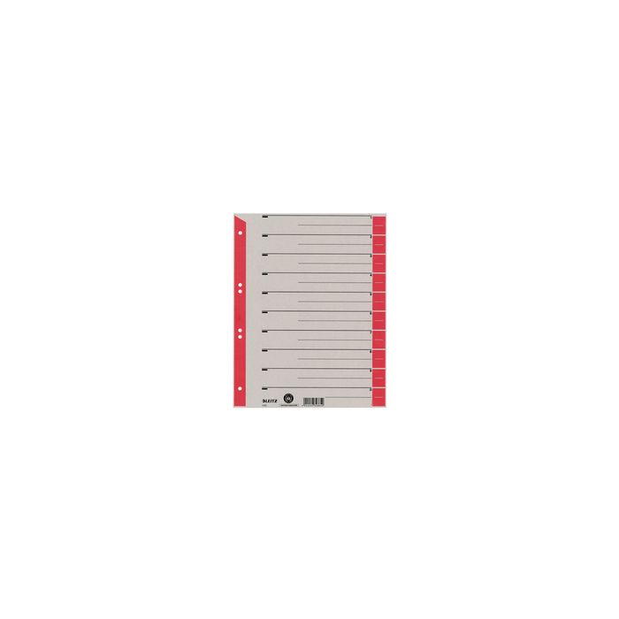 LEITZ Intercalaires, format A4 extra large, en carton solide