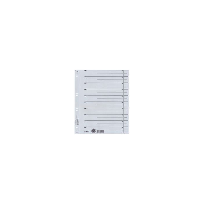 LEITZ Intercalaires, format A4, en carton solide 200 g/m2