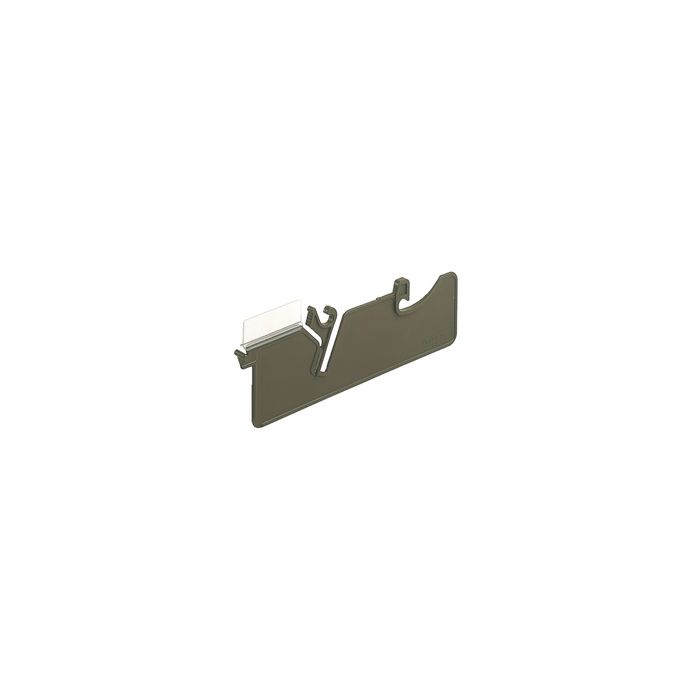 LEITZ Pendelleitkarte, für Pendelregistratur DIN A4, braun, x25