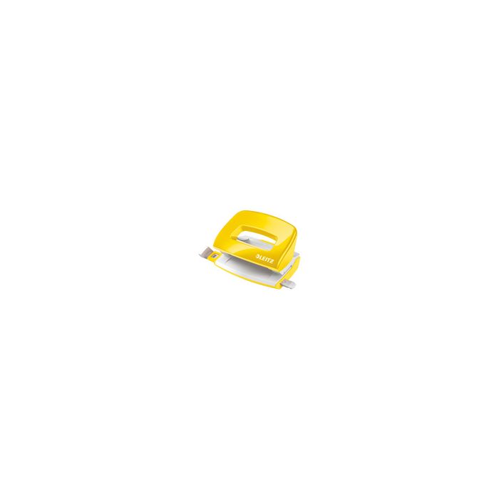 LEITZ Perforateur Nexxt 5060, en carton, jaune métallisé