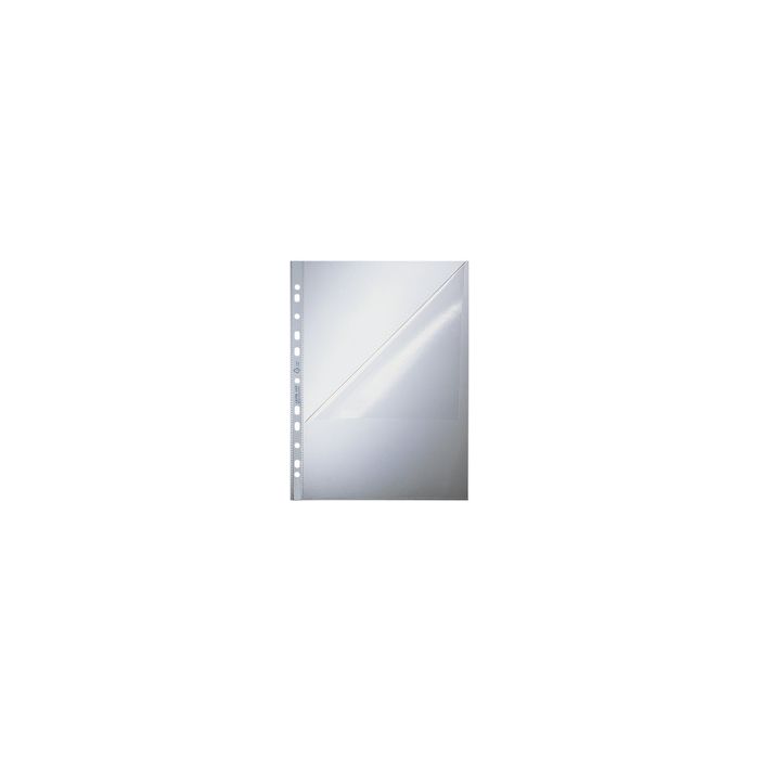LEITZ Pochette perforée, A4, en PP, grainé, 0,12 mm,