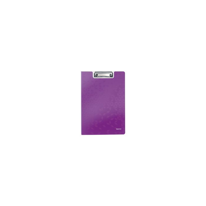 LEITZ Porte-bloc à rabat WOW, A4, polyfoam, violet