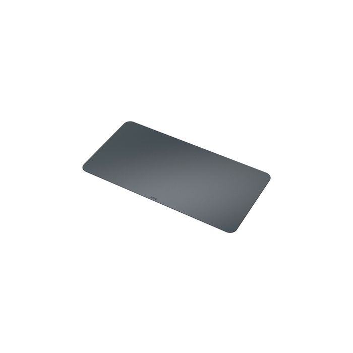 LEITZ Sous-main, 700 x 360 mm, en cuir recyclé, gris foncé