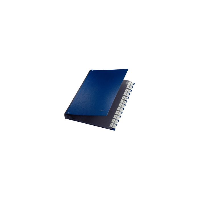 LEITZ Trieur à soufflet, A4, A-Z, 24 compartiments, bleu