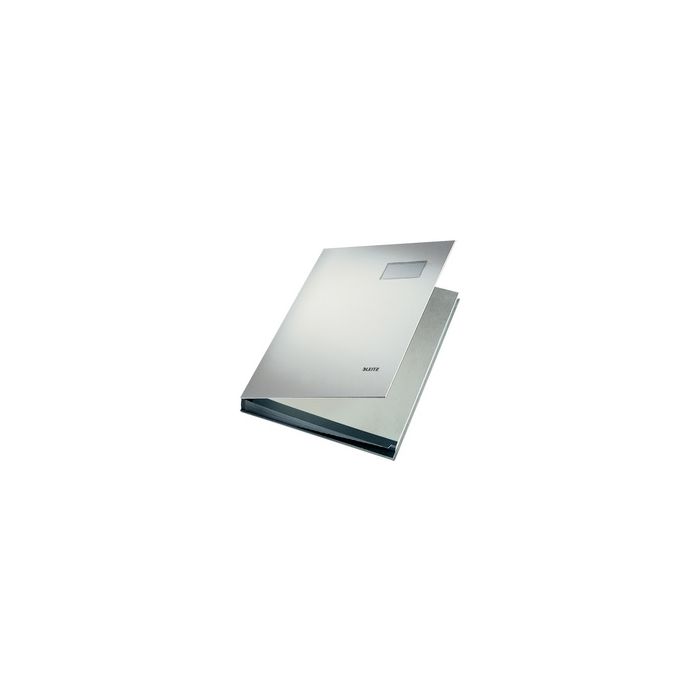 LEITZ parapheur, revêtement en PP, 20 compartiments, gris