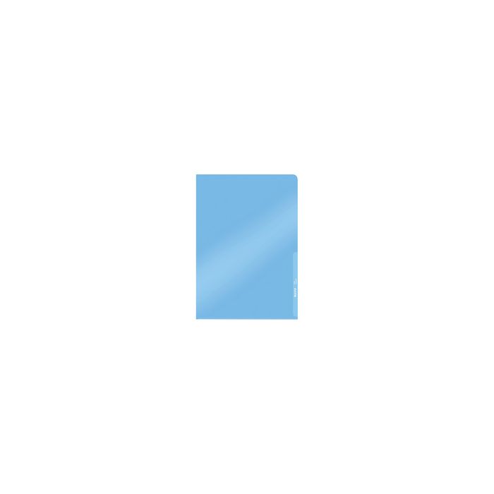 LEITZ pochette transparente Premium, format A4, PVC, bleu,
