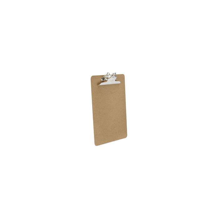 Läufer Porte-bloc à pince, panneau de fibres, A4, brun